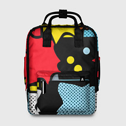 Рюкзак женский Поп абстракция, цвет: 3D-принт
