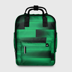 Рюкзак женский Color green square, цвет: 3D-принт
