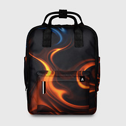 Рюкзак женский The color is fire orange, цвет: 3D-принт