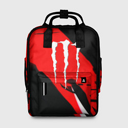 Рюкзак женский Monster energy краски линии, цвет: 3D-принт