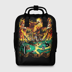 Рюкзак женский Феникс сопряжения - Герои Меча и Магии 3, цвет: 3D-принт