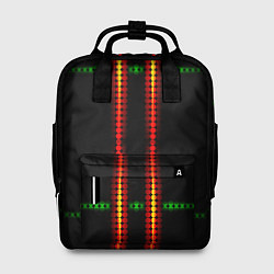 Женский рюкзак Neon black green circles