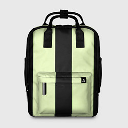 Рюкзак женский Color light green black line, цвет: 3D-принт
