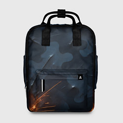 Рюкзак женский Камуфляжная текстура с дырами, цвет: 3D-принт