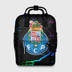 Рюкзак женский Porto неоновые молнии, цвет: 3D-принт