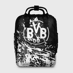 Рюкзак женский Borussia белые краски, цвет: 3D-принт