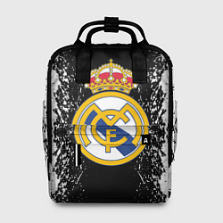 Рюкзак женский Реал Мадрид текстура краски, цвет: 3D-принт