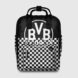 Рюкзак женский Borussia шахматная клетка, цвет: 3D-принт