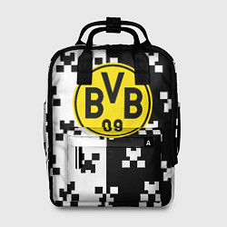 Рюкзак женский Borussia pattern minecraft, цвет: 3D-принт