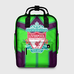 Рюкзак женский Liverpool геометрия текстура спорт, цвет: 3D-принт