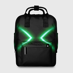Рюкзак женский Neon green lines, цвет: 3D-принт