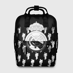 Рюкзак женский Реал Мадрид люди краски, цвет: 3D-принт