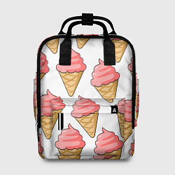 Рюкзак женский Мороженки, цвет: 3D-принт