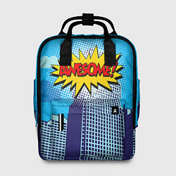 Рюкзак женский Поп-арт 2, цвет: 3D-принт