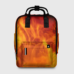 Рюкзак женский Огонь 2, цвет: 3D-принт