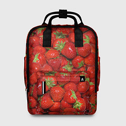 Рюкзак женский Клубнички, цвет: 3D-принт