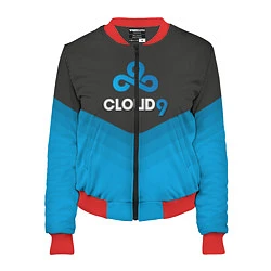 Бомбер женский Cloud 9 Uniform, цвет: 3D-красный