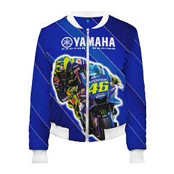 Бомбер женский Valentino Rossi, цвет: 3D-белый