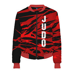 Бомбер женский Judo, цвет: 3D-красный