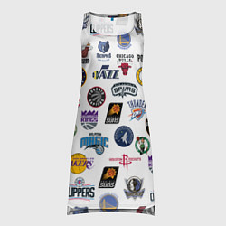 Туника женская NBA Pattern, цвет: 3D-принт