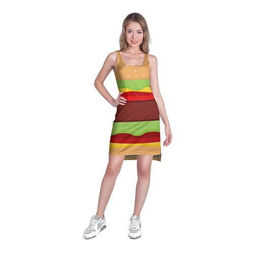 Женская туника Бутерброд / 3D-принт – фото 3