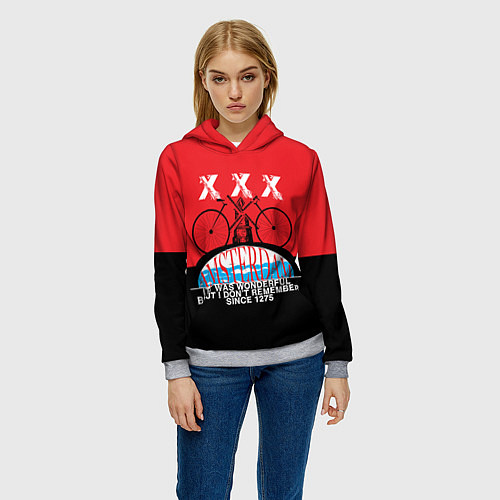 Женская толстовка Amsterdam t-shirt / 3D-Меланж – фото 3