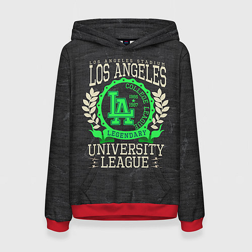 Женская толстовка Team t-shirt 19 / 3D-Красный – фото 1