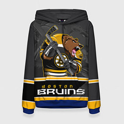 Толстовка-худи женская Boston Bruins, цвет: 3D-синий