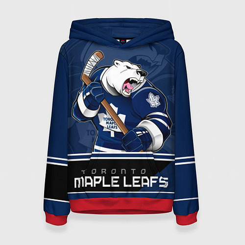 Женская толстовка Toronto Maple Leafs / 3D-Красный – фото 1