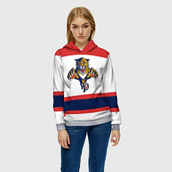 Толстовка-худи женская Florida Panthers, цвет: 3D-меланж — фото 2