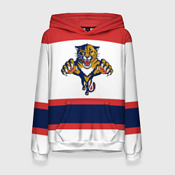 Толстовка-худи женская Florida Panthers, цвет: 3D-белый