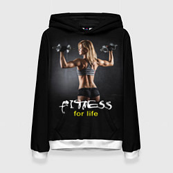 Женская толстовка Fitness for life