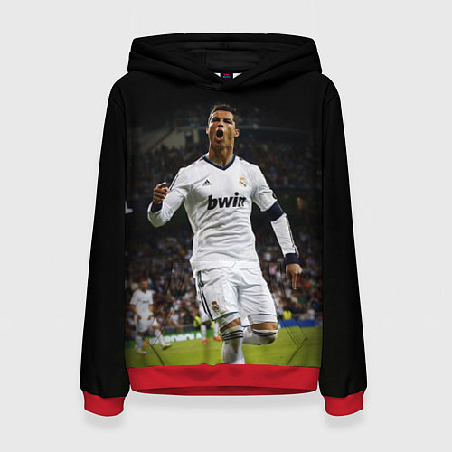 Женская толстовка Роналдо / 3D-Красный – фото 1