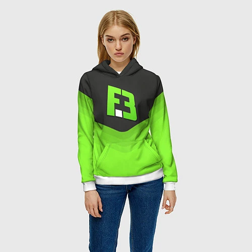 Женская толстовка FlipSid3 Uniform / 3D-Белый – фото 3