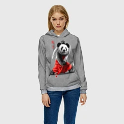 Толстовка-худи женская Master Panda, цвет: 3D-меланж — фото 2