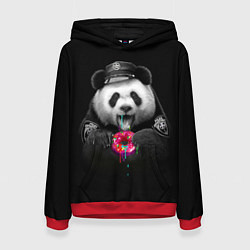 Толстовка-худи женская Donut Panda, цвет: 3D-красный