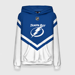 Толстовка-худи женская NHL: Tampa Bay Lightning, цвет: 3D-белый