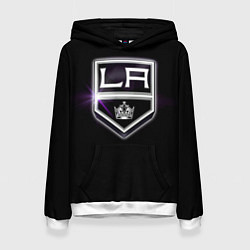 Толстовка-худи женская Los Angeles Kings, цвет: 3D-белый
