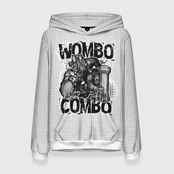 Толстовка-худи женская Combo Wombo, цвет: 3D-белый