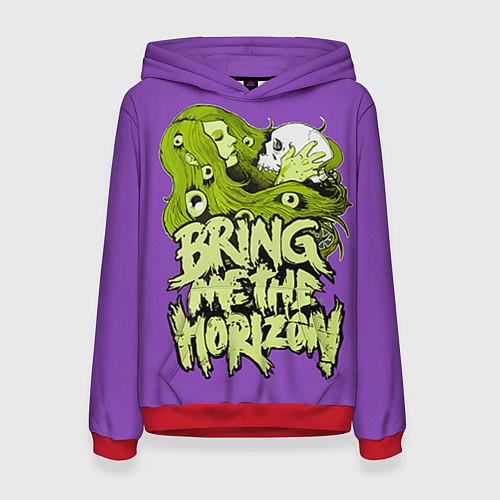 Женская толстовка Bring Me The Horizon / 3D-Красный – фото 1