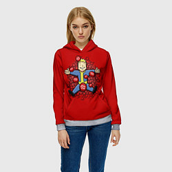 Толстовка-худи женская Nuka Cola Paradise, цвет: 3D-меланж — фото 2