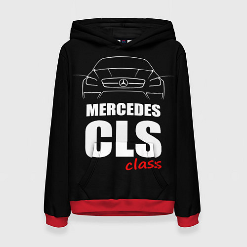 Женская толстовка Mercedes CLS Class / 3D-Красный – фото 1