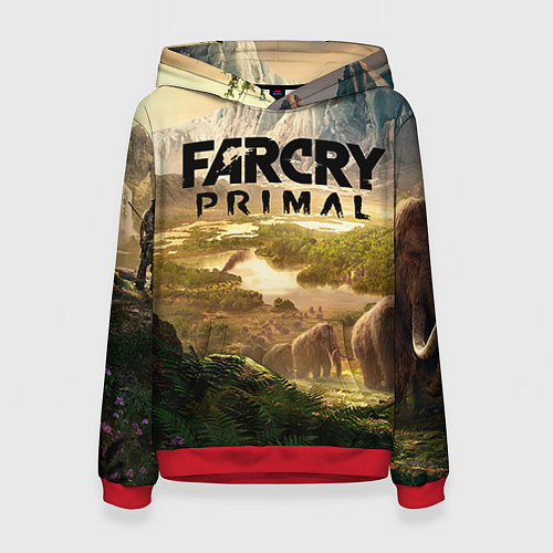 Женская толстовка Far Cry: Primal / 3D-Красный – фото 1