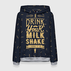 Толстовка-худи женская Milk Shake, цвет: 3D-меланж