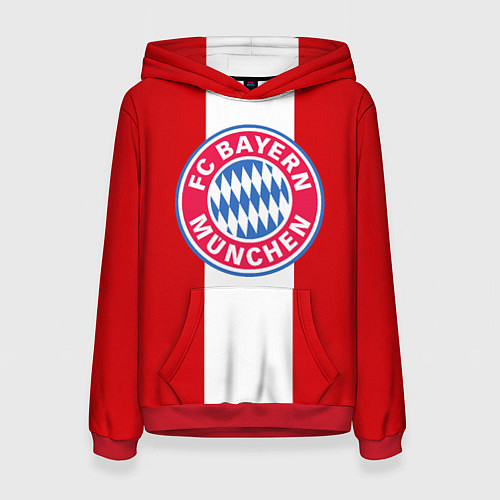 Женская толстовка Bayern FC: Red line / 3D-Красный – фото 1