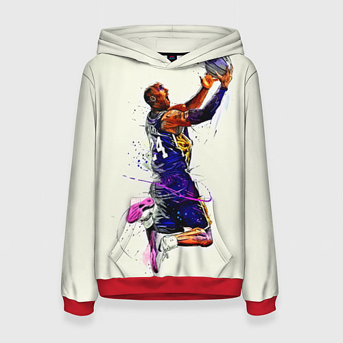 Женская толстовка Kobe Bryant / 3D-Красный – фото 1