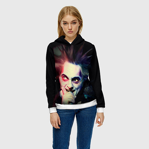 Женская толстовка Король и Шут / 3D-Белый – фото 3