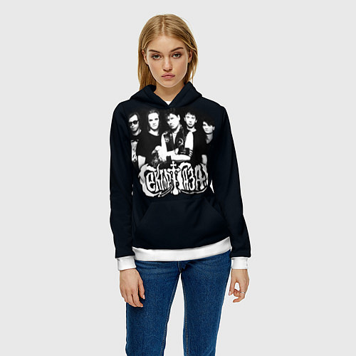 Женская толстовка Сектор Газа / 3D-Белый – фото 3