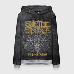 Толстовка-худи женская Suicide Silence: The Black Crown, цвет: 3D-меланж