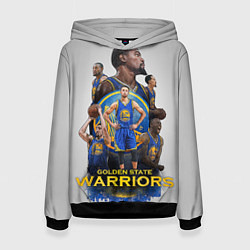 Толстовка-худи женская Golden State Warriors 9, цвет: 3D-черный